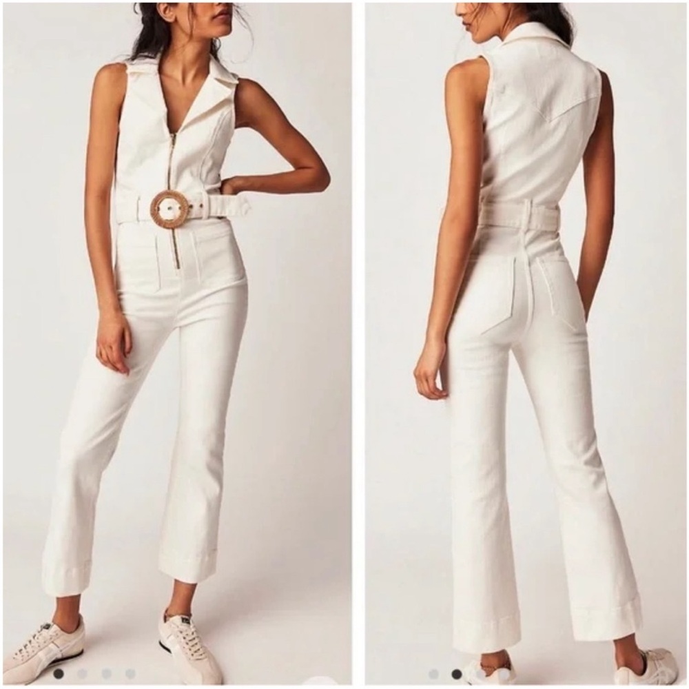 Show Me Your MuMu White Jumpsuit